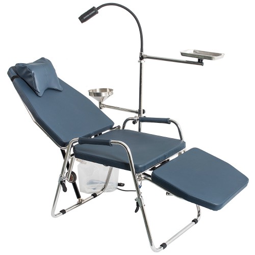 GREELOY GU-P101 Updated Portable Dental Folding Chair with GU-P102 Dental Operating Exam Light image 1