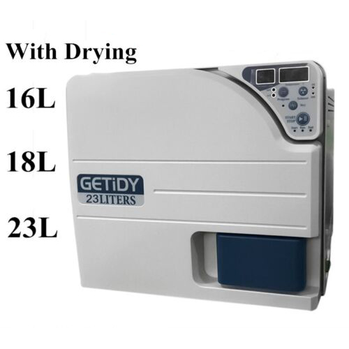 Getidy 18-23L Professional Dental Digital Vacuum Steam Autoclave Sterilizer Class N with Drying Function image 2