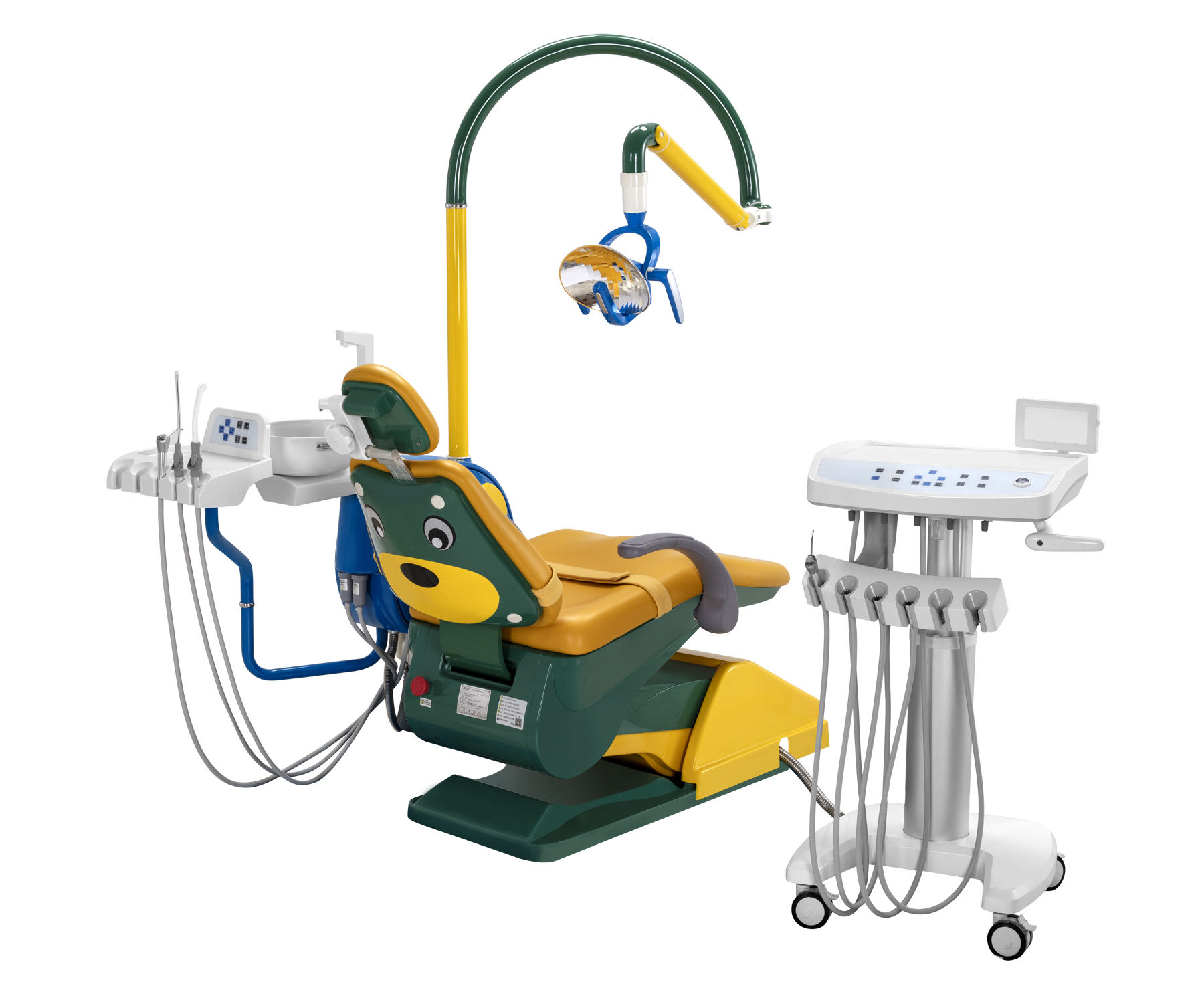 Lovely Cartoon Design Children Professional Dental Chair Unit Cute Kids Dental Treatment Unit Normal Pattern image 3