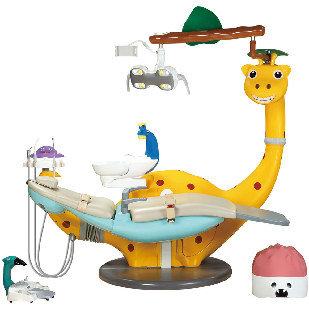 Lovely Kids Professional Dental Unit Dentist Chair Children Cute Cartoon Dental Dolphin Dinosaur Treatment Chair DS-KID-7 image 2