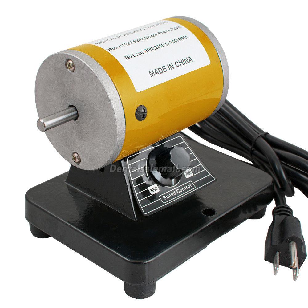 Professional Dental Lab Benchtop Buffer Polisher Mini Desk-Top Grinder Polishing Machine image 3