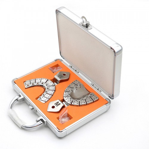 Professional Dental Impression Teeth Tray Autoclavable Stainless Steel Implant Tray WJ-S/X image 1