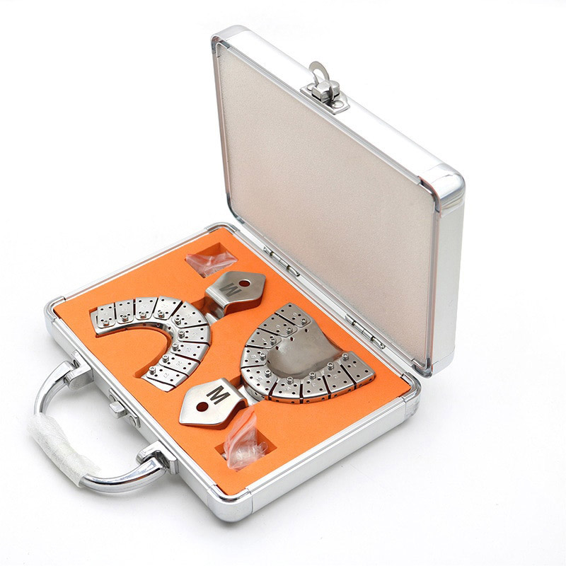 Professional Dental Impression Teeth Tray Autoclavable Stainless Steel Implant Tray WJ-S/X image 2
