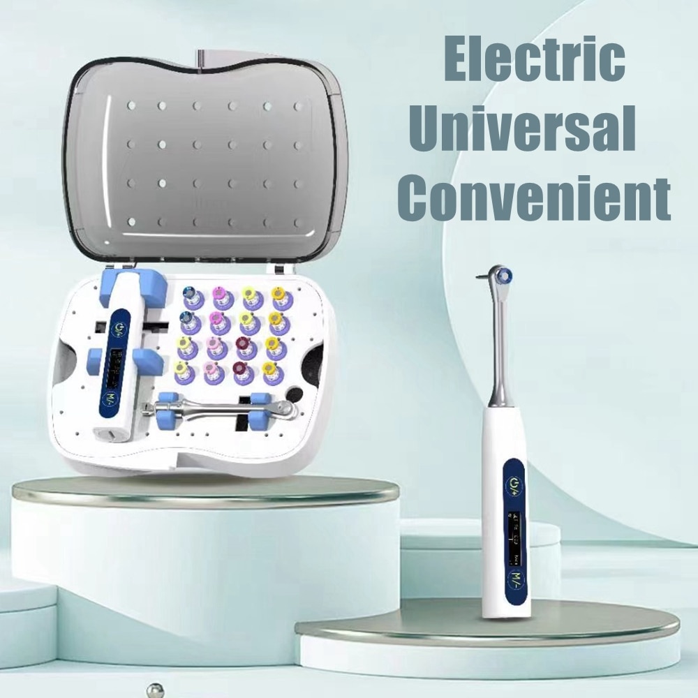 Electric Dental Universal Implant Torque Wrench with 16-Piece Screwdriver Implant Prosthetic Kit image 5