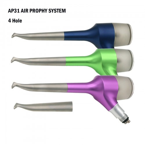 Dental Hygiene Air Jet Prophy Mate Polishing Air-Flow Polisher Handpiece 4-Hole image 1