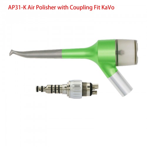 Dental Air Jet Polisher Air-Flow Polishing Handpiece with Coupling, Compatible and KaVo Multiflex 4-Hole image 1
