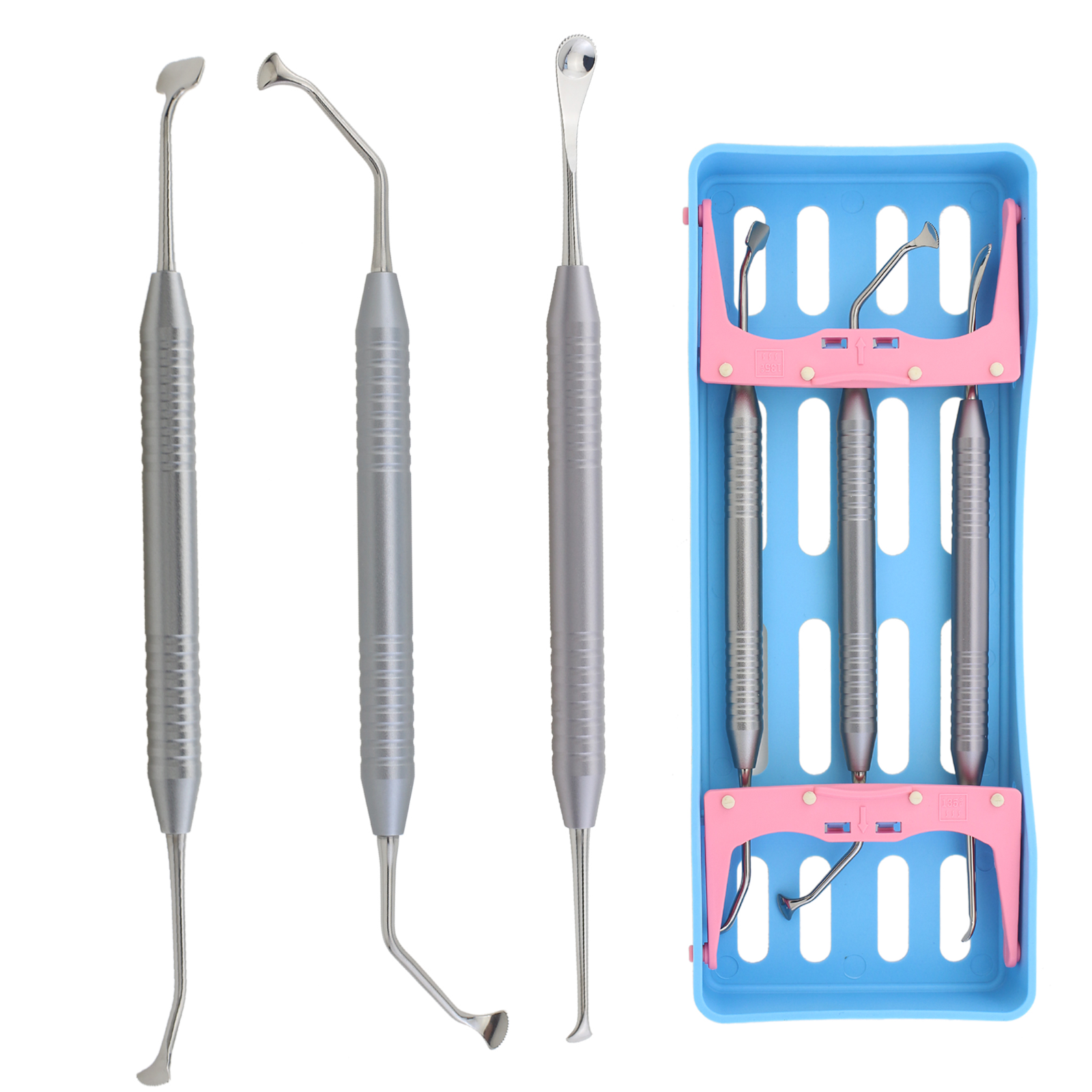Professional Dental WEN Tension Release Comb Set Periosteal Serrated GBR Primary Closure image 2