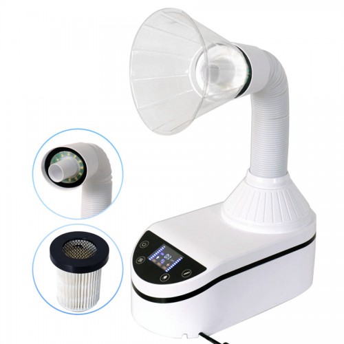 230W Professional Dental Lab Dust Collector Polishing Dust Vacuum Cleaner Extractor with LED Lamp image 1