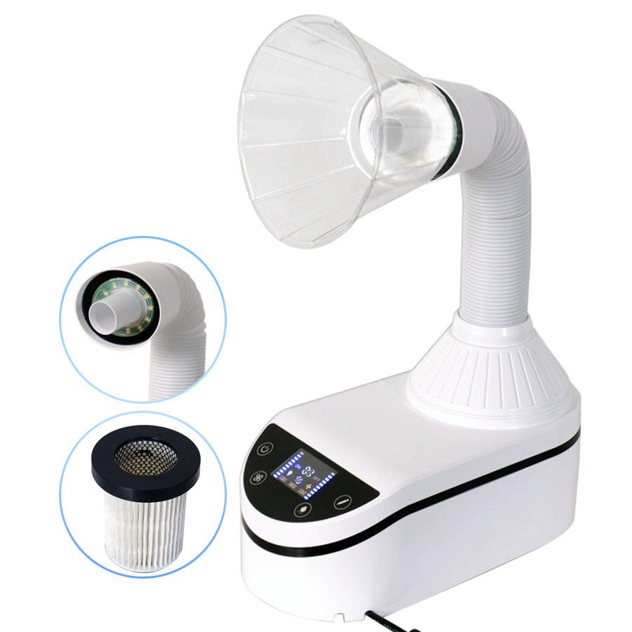 230W Professional Dental Lab Dust Collector Polishing Dust Vacuum Cleaner Extractor with LED Lamp image 2