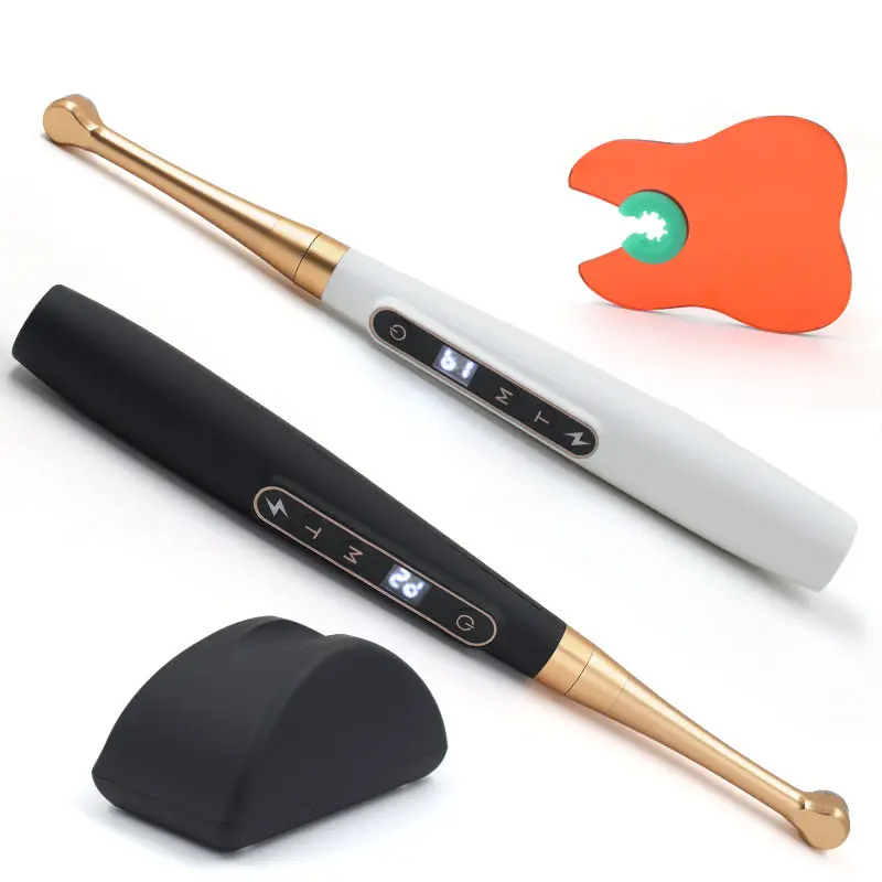 Professional Dental Wireless 1 Second LED Curing Light with Caries Detection Detector 6 Modes 1800mW/cm2 image 2