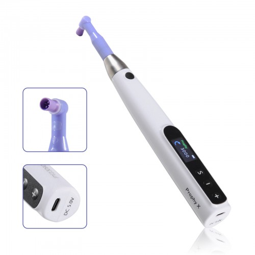 Electric Professional Dental Cordless Hygiene Prophy Handpiece 360° Swivel 6-Speed Settings image 1