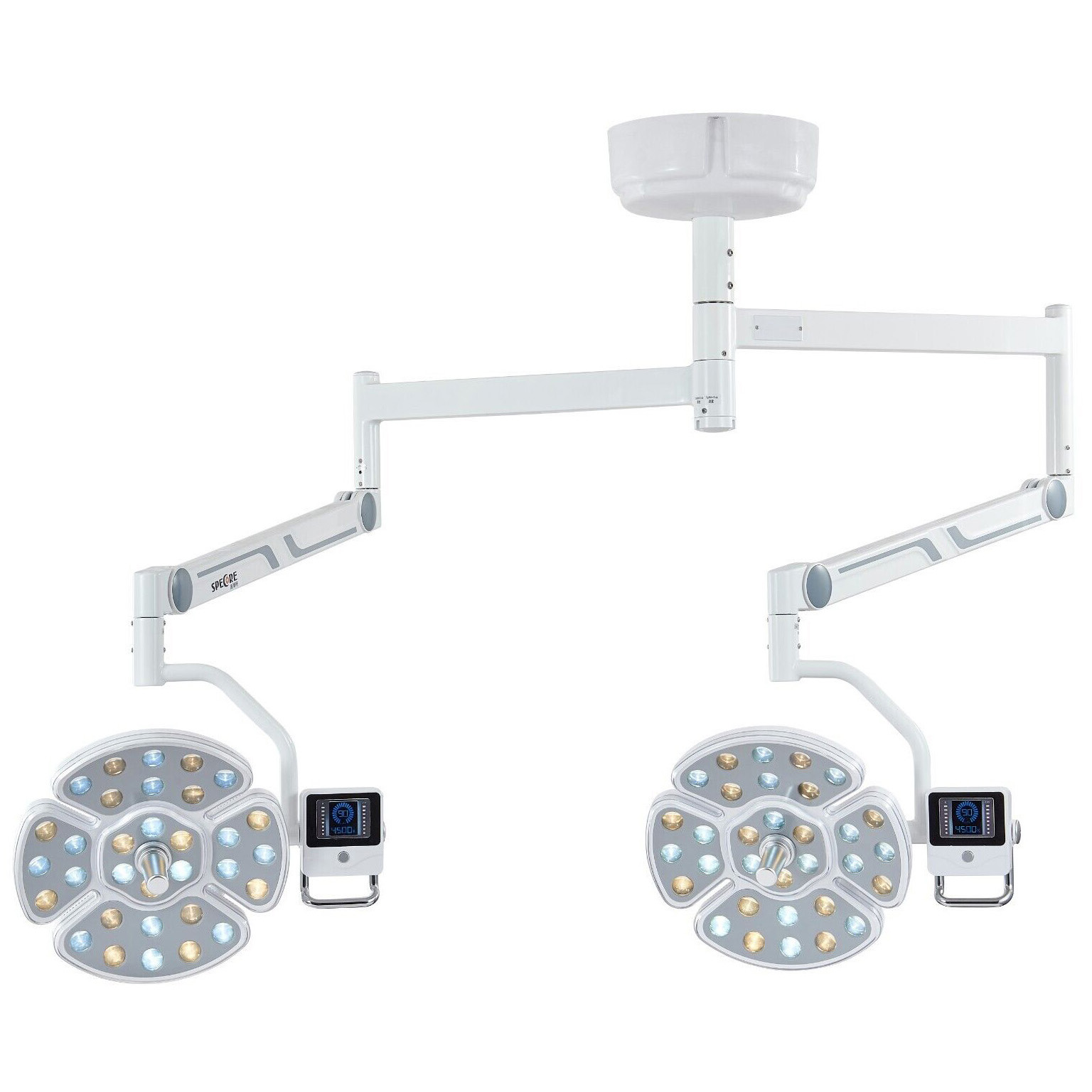 KY-P139-2 Professional Dental Ceiling-Mounted Surgical Operating Light 64 LEDs LED Exam Lamp image 2
