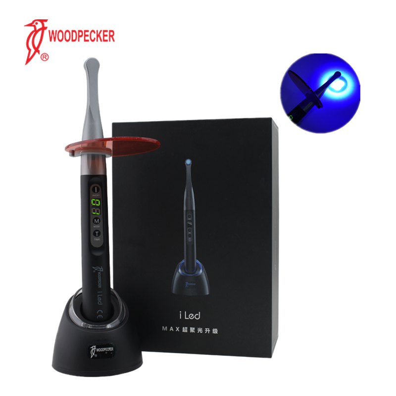 Woodpecker iLED II Professional Dental LED Curing Light Lamp 1 Sec Curing Metal Head 3000mW/cm² image 2