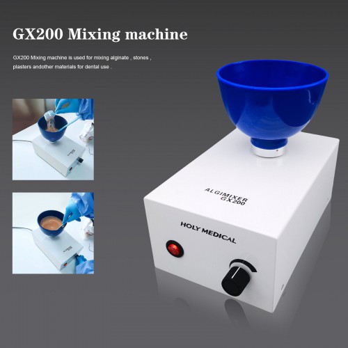 GX-200 Professional Dental Lab Alginate Impression Mixer Multifunctional Mixing Machine Knob Control image 1