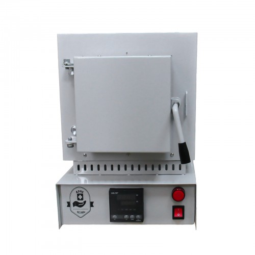 1.5kW 1000℃ Mini Professional Dental Lab Wax Muffle Furnace High Temperature Wax Burnout Oven for Preheating Crucible image 1