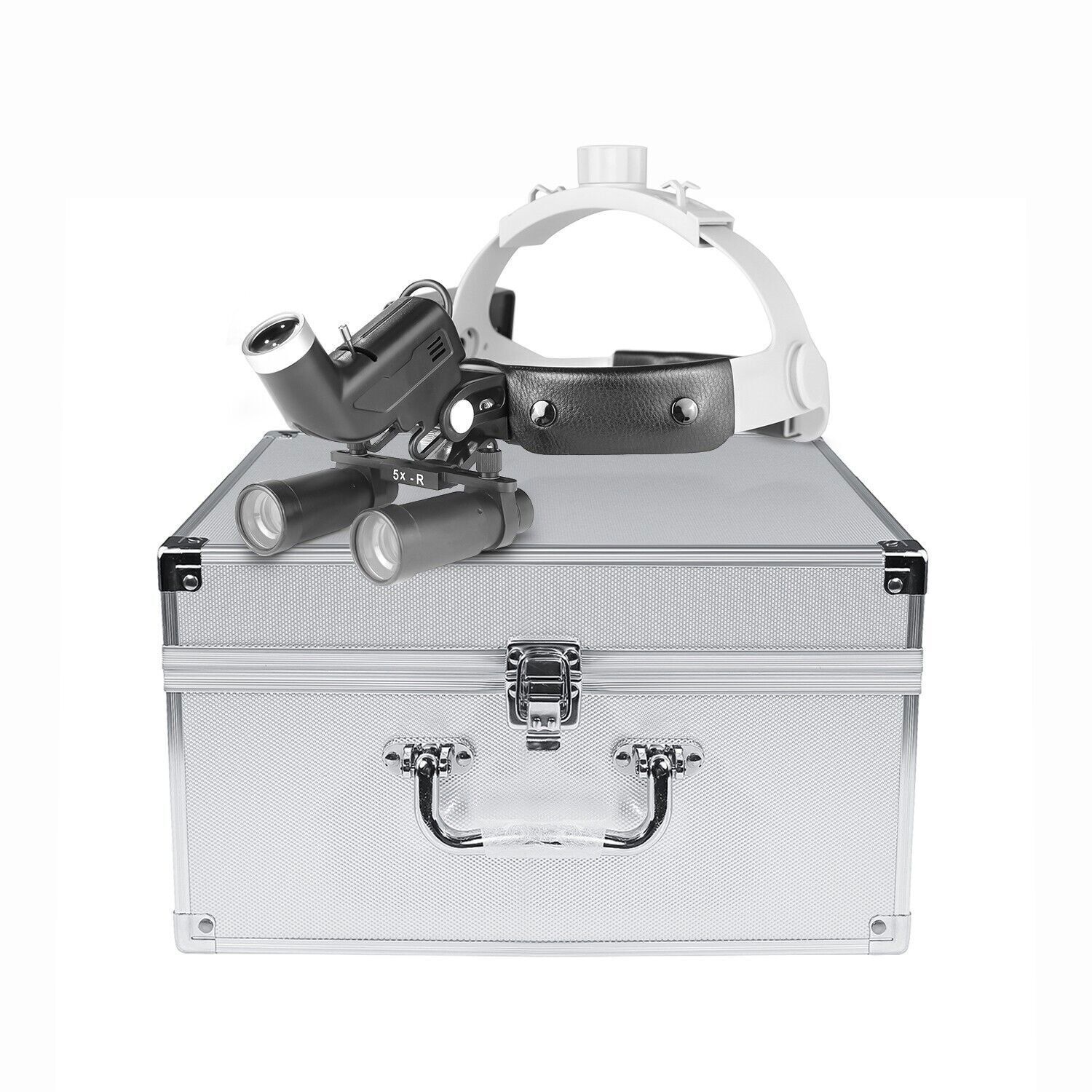 4.0X/5.0X/6.0X/8.0X-R Dental Medical Magnifying Loupe with Headband 5W LED Surgical Headlight image 5