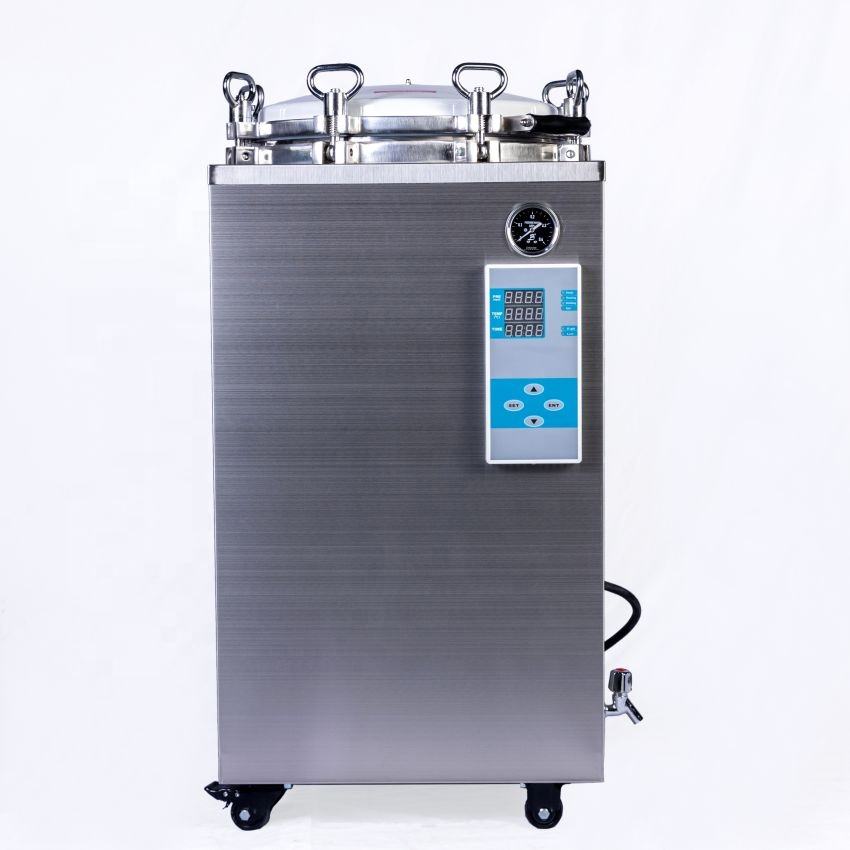 35L-150L Tabletop Portable Automatic Large Vertical High Pressure Steam Autoclave Sterilizer 105℃-134℃ for Professional Use image 2