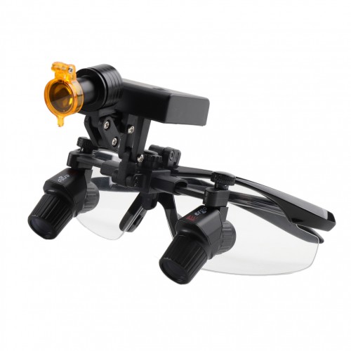 4.0X 450mm Ergonomic Ergo Loupe Magnifier Ergo Magnifying Glasses with 5W Wireless LED Surgical Headlight image 1