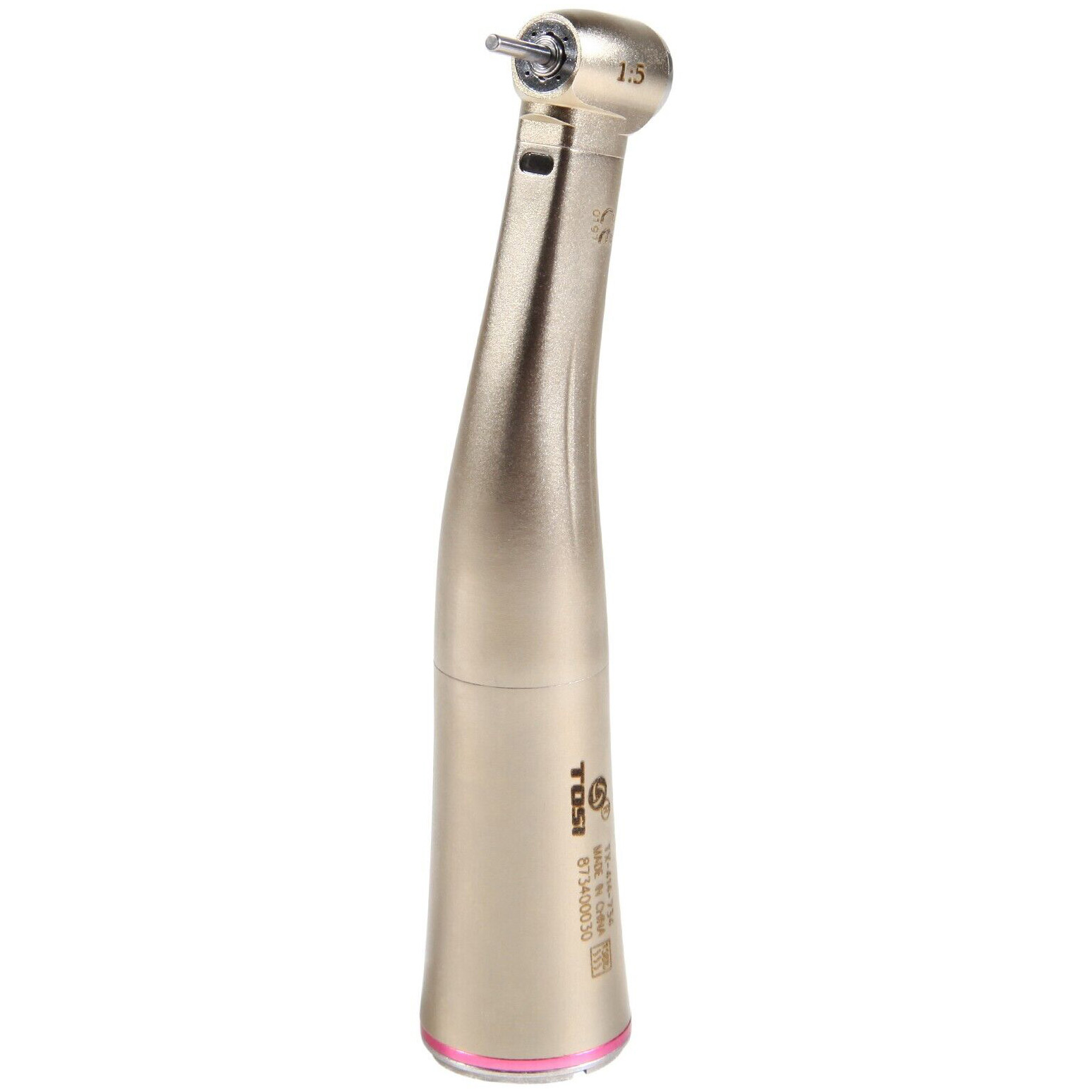 Tosi TX-414-734 Professional Dental Contra-Angle 1:5 Speed Increasing LED Fiber-Optic Handpiece Mini Head image 2