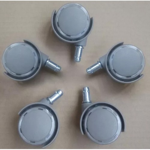 5-Piece Replacement Smooth Castor for Mobile Dental Stools Chair Accessories Parts image 1