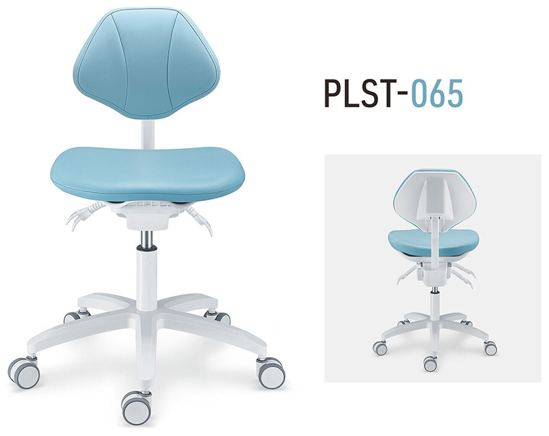 PLST-06 Series Adjustable Ergonomic Professional Dental Stools Dentsit Operator Assistant Hygienist Chair image 5