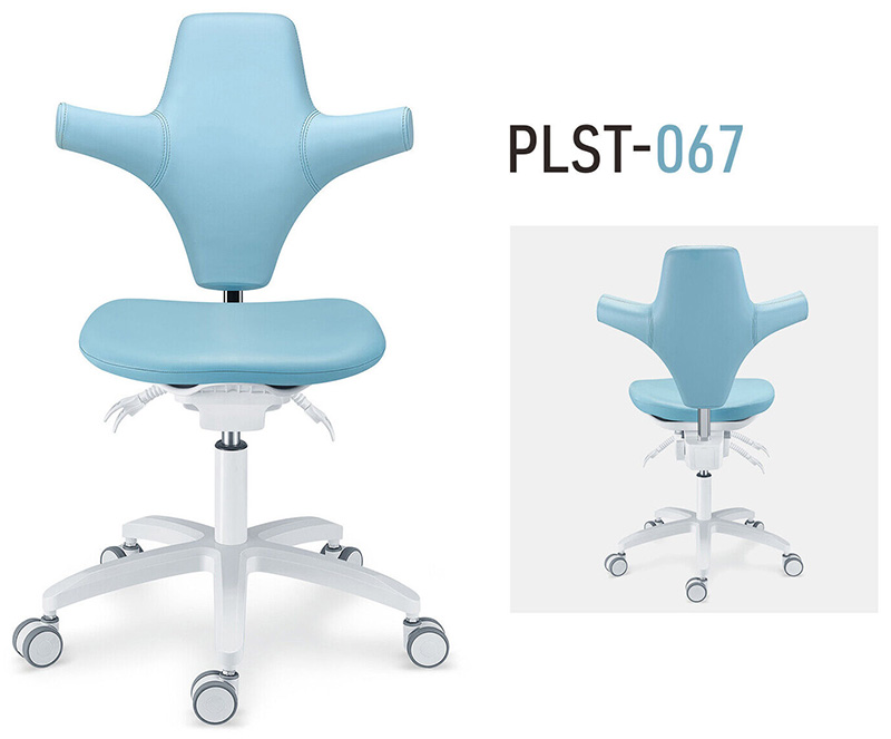 PLST-06 Series Adjustable Ergonomic Professional Dental Stools Dentsit Operator Assistant Hygienist Chair image 7