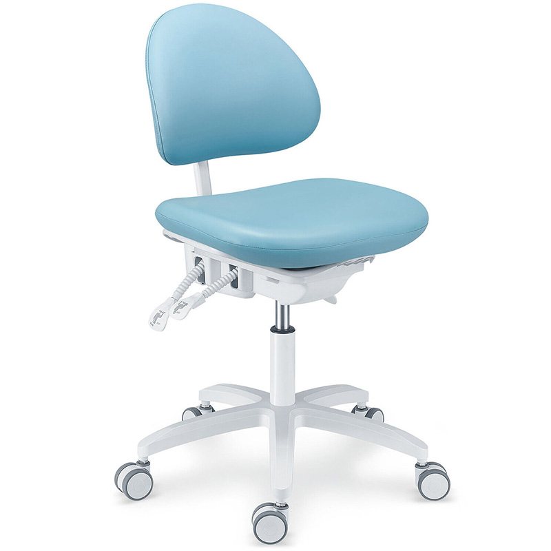 PLST-06 Series Adjustable Ergonomic Professional Dental Stools Dentsit Operator Assistant Hygienist Chair image 3