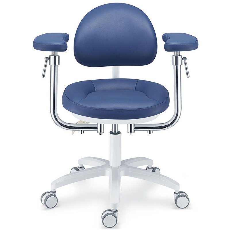 PLST-09 Series Ergonomic Professional Dental Microscope Stool Dentist Operator Assistant Stool with Amrest image 2