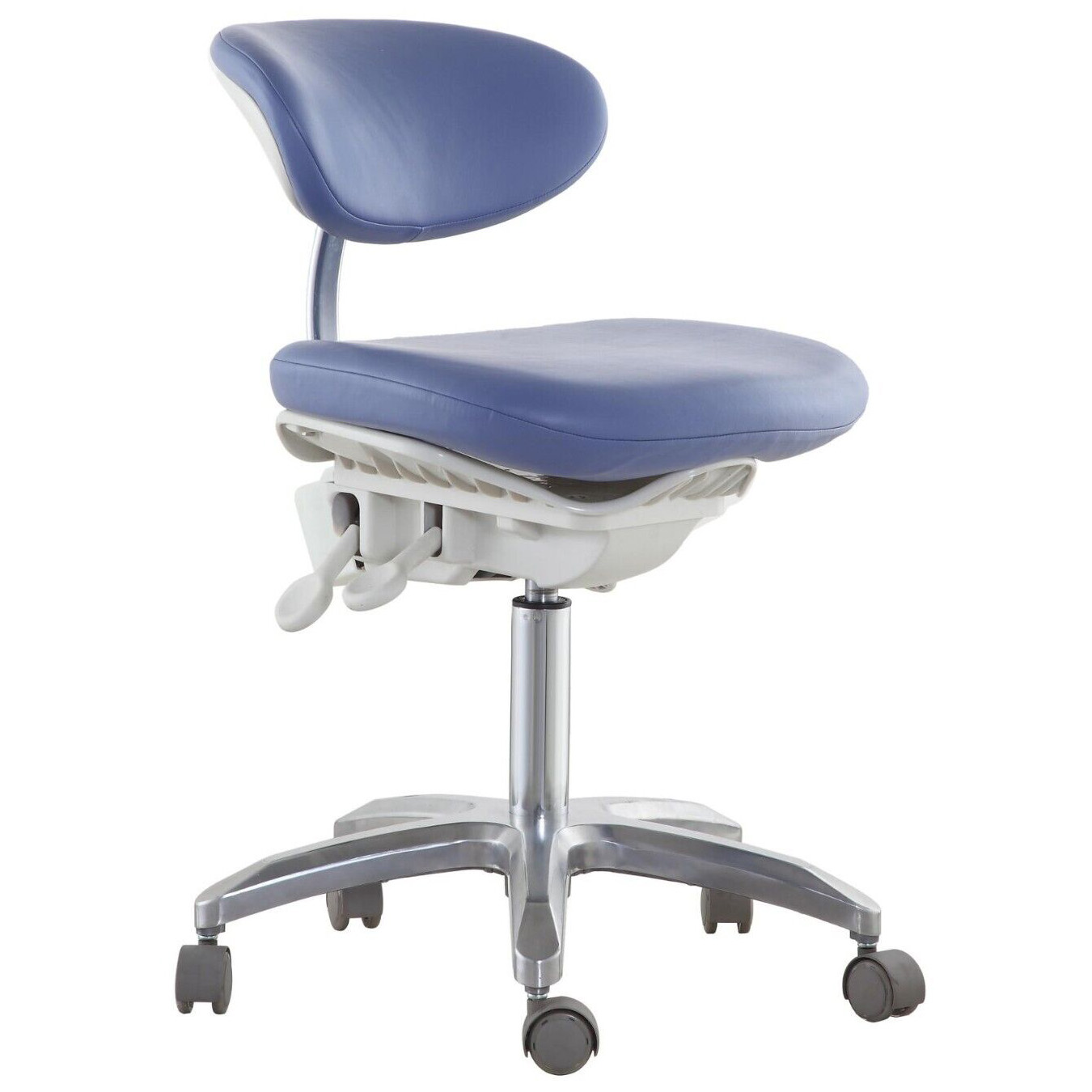 DS-PB1 Ergonomic Professional Dental Stool with Back Support Dentist Operator Assistant Hygienist Chair image 2