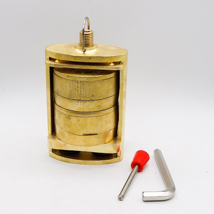 Professional Dental Lab Denture Flask Press Flasks Kit Double Layer Denture Compress Upper/ Lower Brass Flask image 2