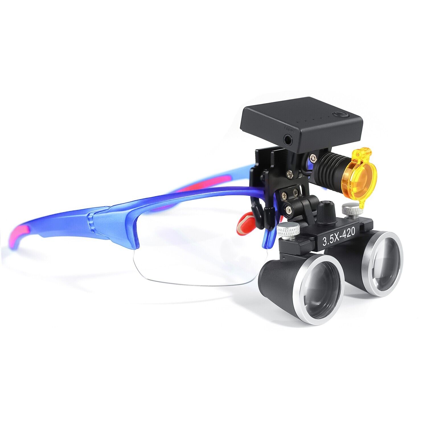 DY-117 3.5X Dental Magnifying Loupe with DY-010 Wireless 3W LED Headlight image 4