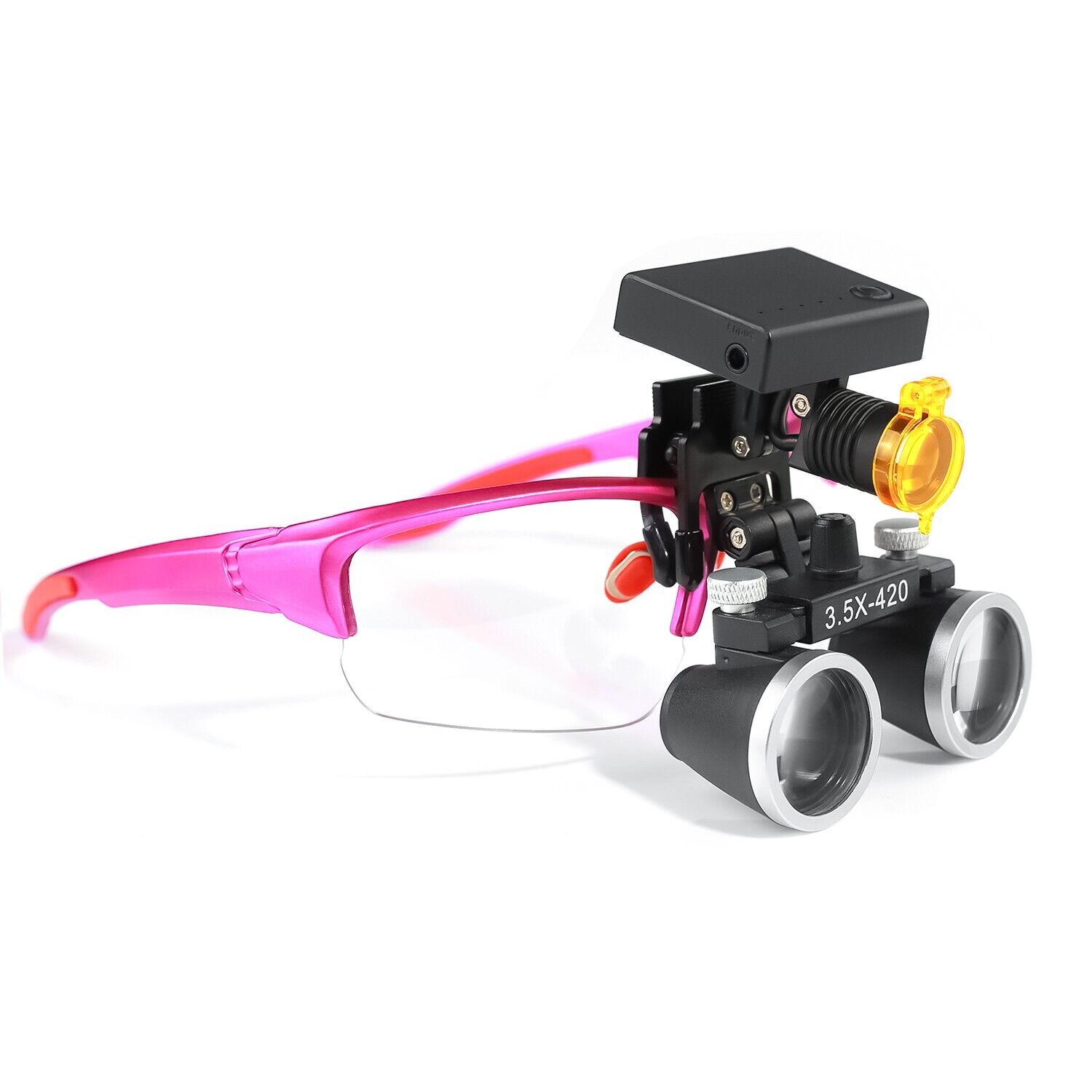 DY-117 3.5X Dental Magnifying Loupe with DY-010 Wireless 3W LED Headlight image 5