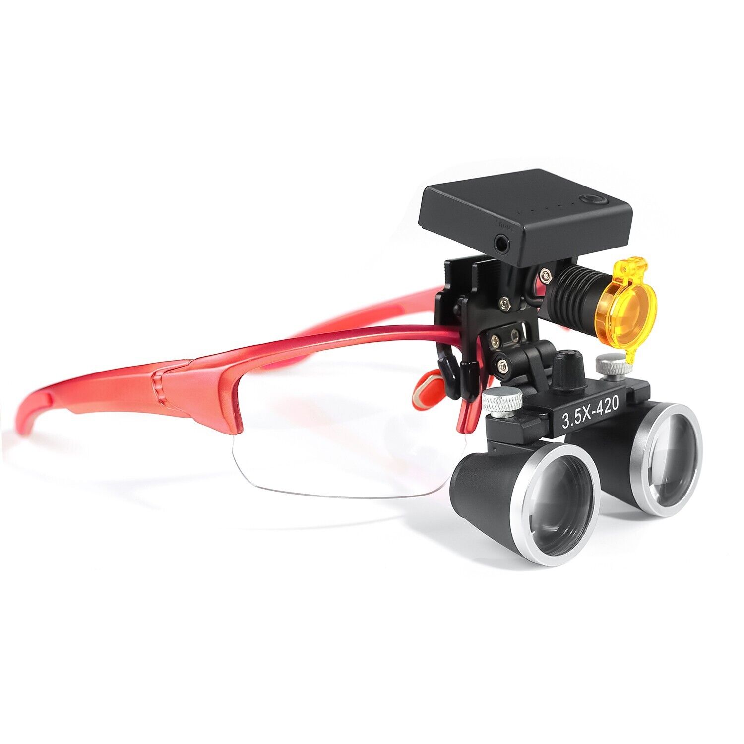 DY-117 3.5X Dental Magnifying Loupe with DY-010 Wireless 3W LED Headlight image 6