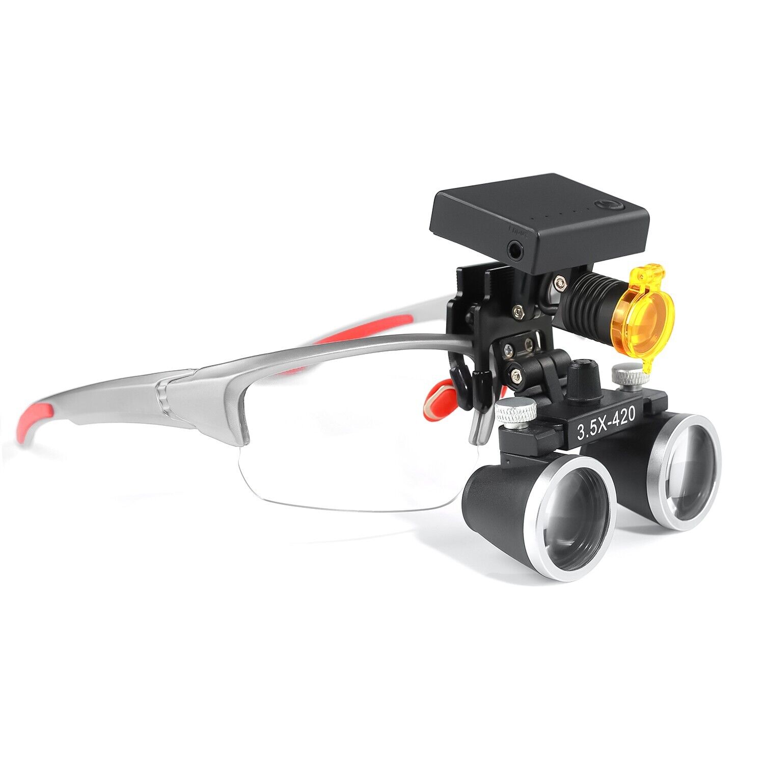 DY-117 3.5X Dental Magnifying Loupe with DY-010 Wireless 3W LED Headlight image 7