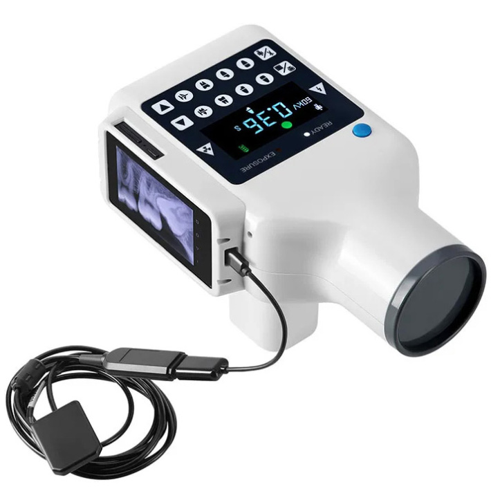 Professional Dental Digital Portable X-Ray Unit Built-in Screen with Intraoral Sensor image 2
