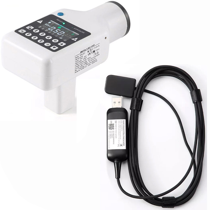 High Frequency Portable Handheld Professional Dental X-Ray Unit & RVG Intraoral Sensor Kit image 2