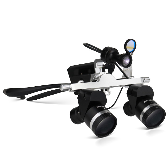YWJ-MG11U 3.0X-5.0X Adjustable Ergonomic Professional Dental Medical Ergo Surgical Loupe with 5W LED Headlight image 2