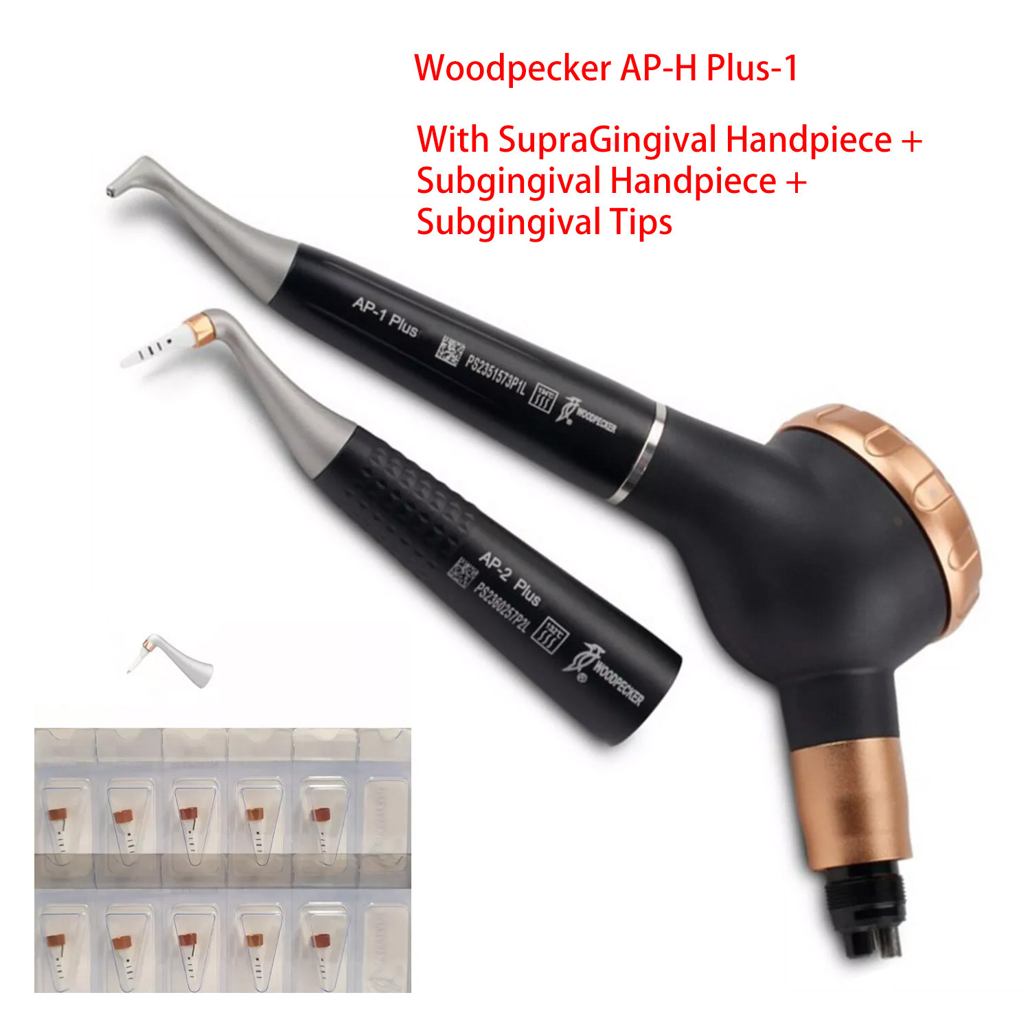 Woodpecker AP-H Plus Professional Dental Air Flow Polisher Prophy Handpiece SupraGingival/ Subgingival image 4