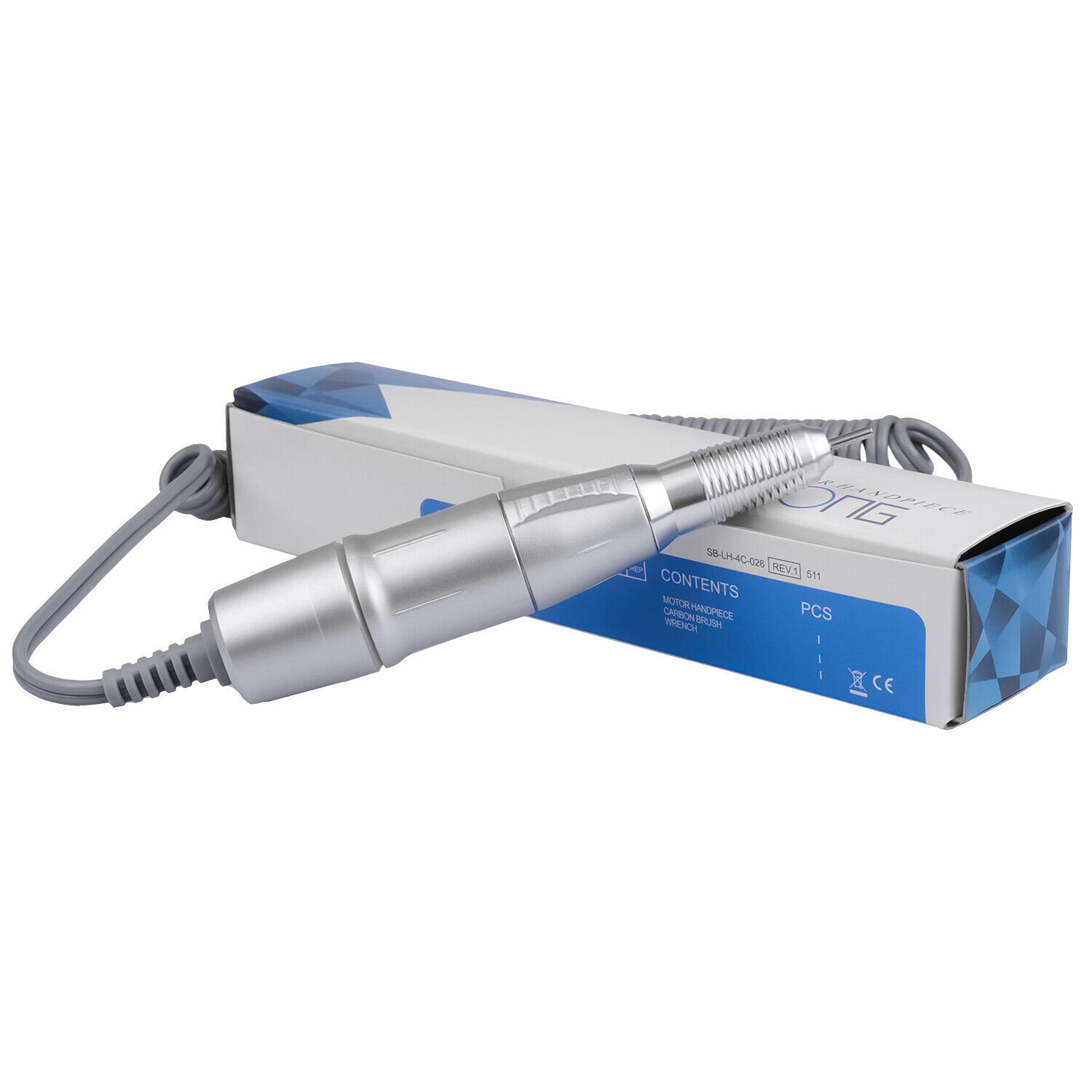 STRONG 120II Professional Dental Lab Micromotor Handpiece 35000rpm 2.35mm Bur Size image 2