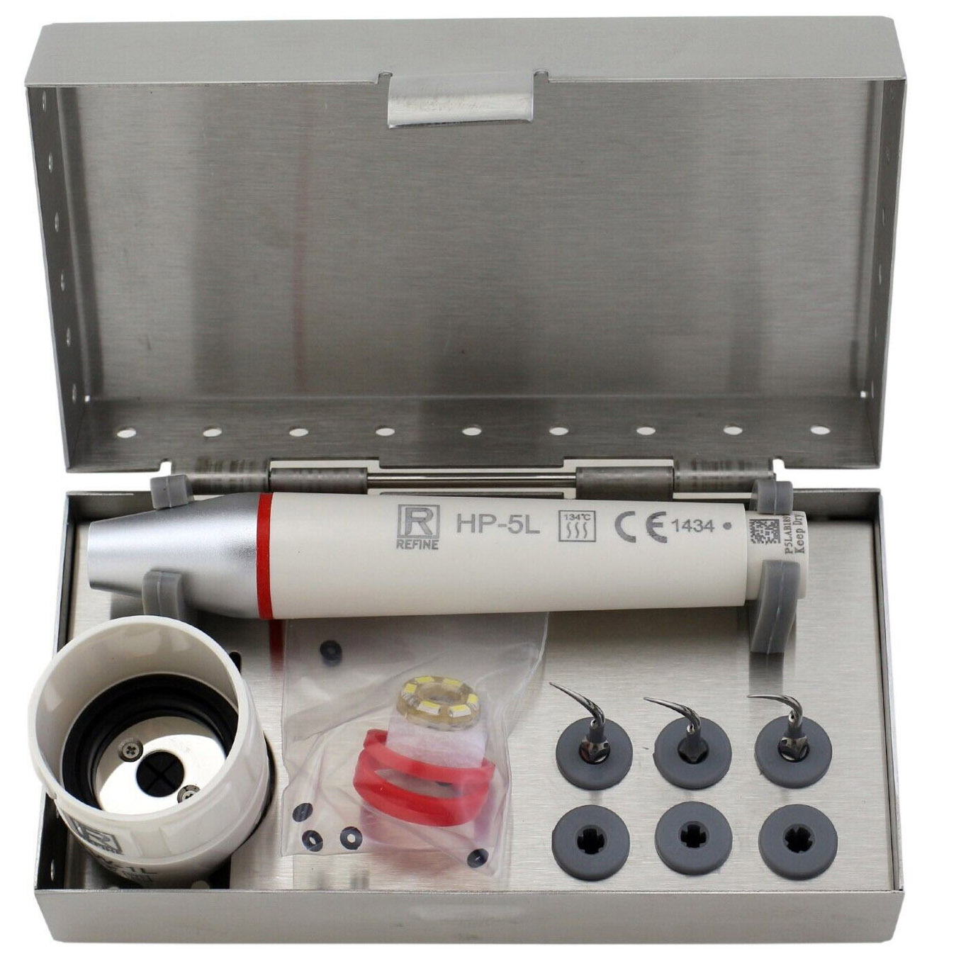HP-5L Dental LED Ultrasonic Scaler Handpiece Kit, Compatible with EMS PIEZON LED MAXPIEZO image 2