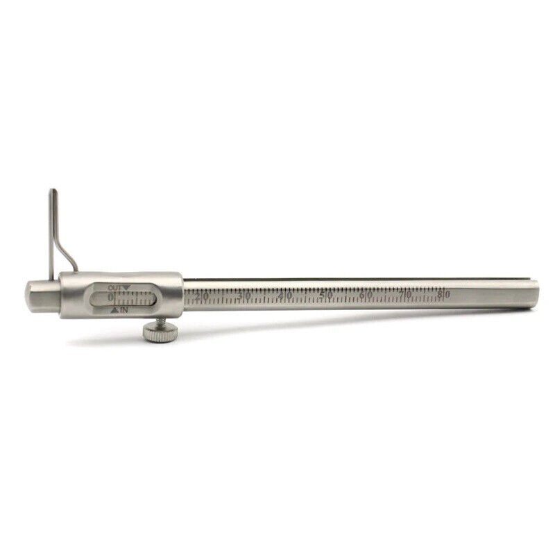 Professional Dental Orthodontic Sliding Caliper 0-80mm Implant Measuring Gauge Scale image 3