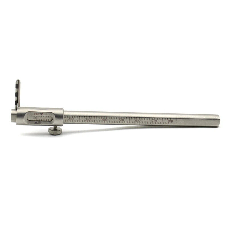 Professional Dental Orthodontic Sliding Caliper 0-80mm Implant Measuring Gauge Scale image 4