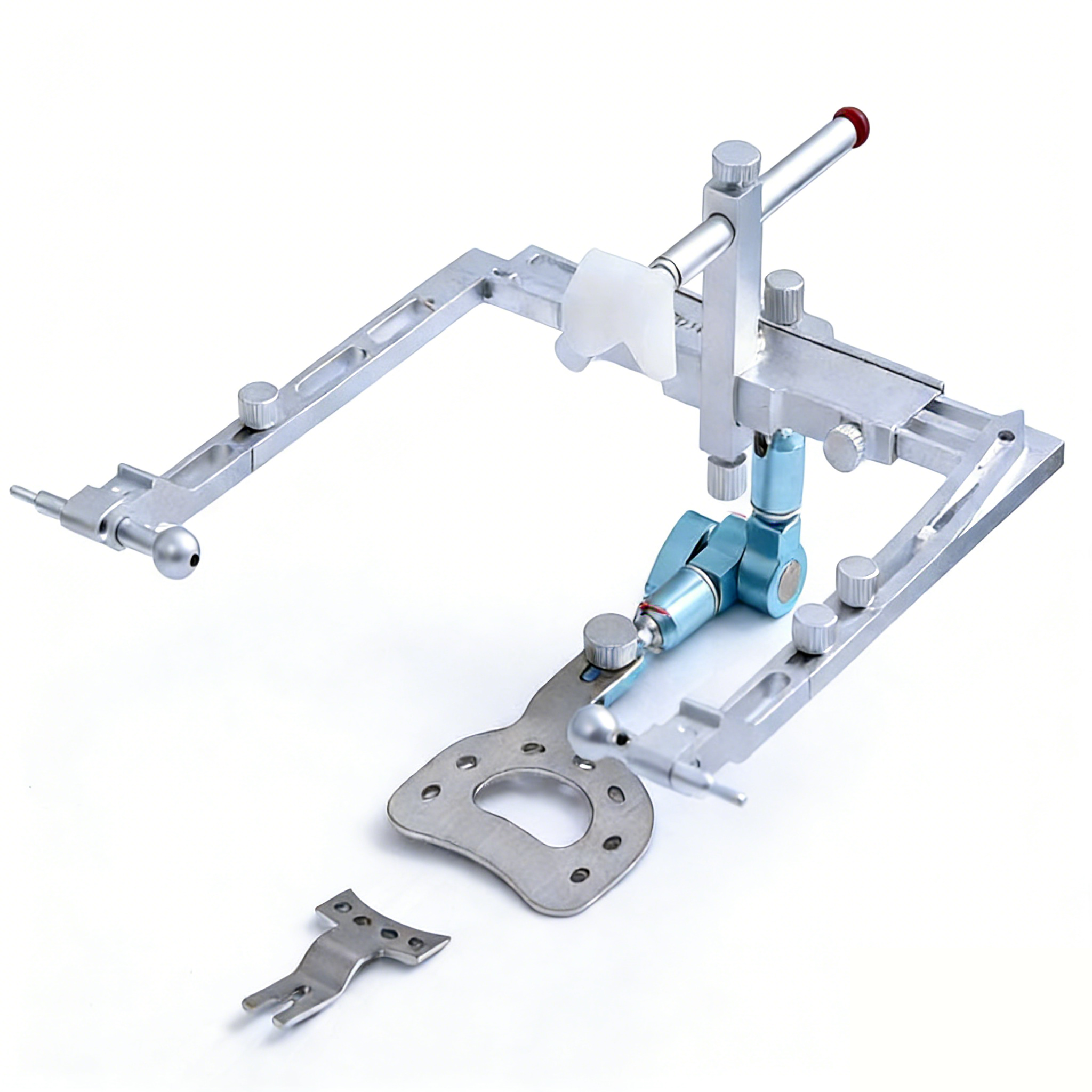 CL-3303 Semi Adjustable Professional Dental Lab Articulador with Facebow, Transfer Stand & T-Type Support Frame Kit image 4