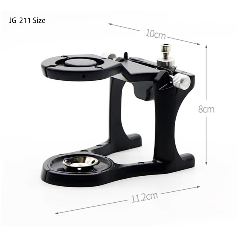 JG-210/211 Manual Professional Dental Lab Adjustable Large/ Small Magnet Articulator Aluminum Alloy image 3