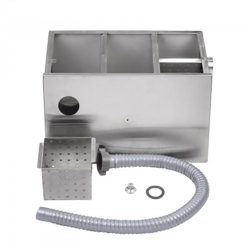 Professional Dental Gypsum Sink Trap Stainless Steel Gypsum Filter Sedimentation Tank with 5-Layer Filtration image 1