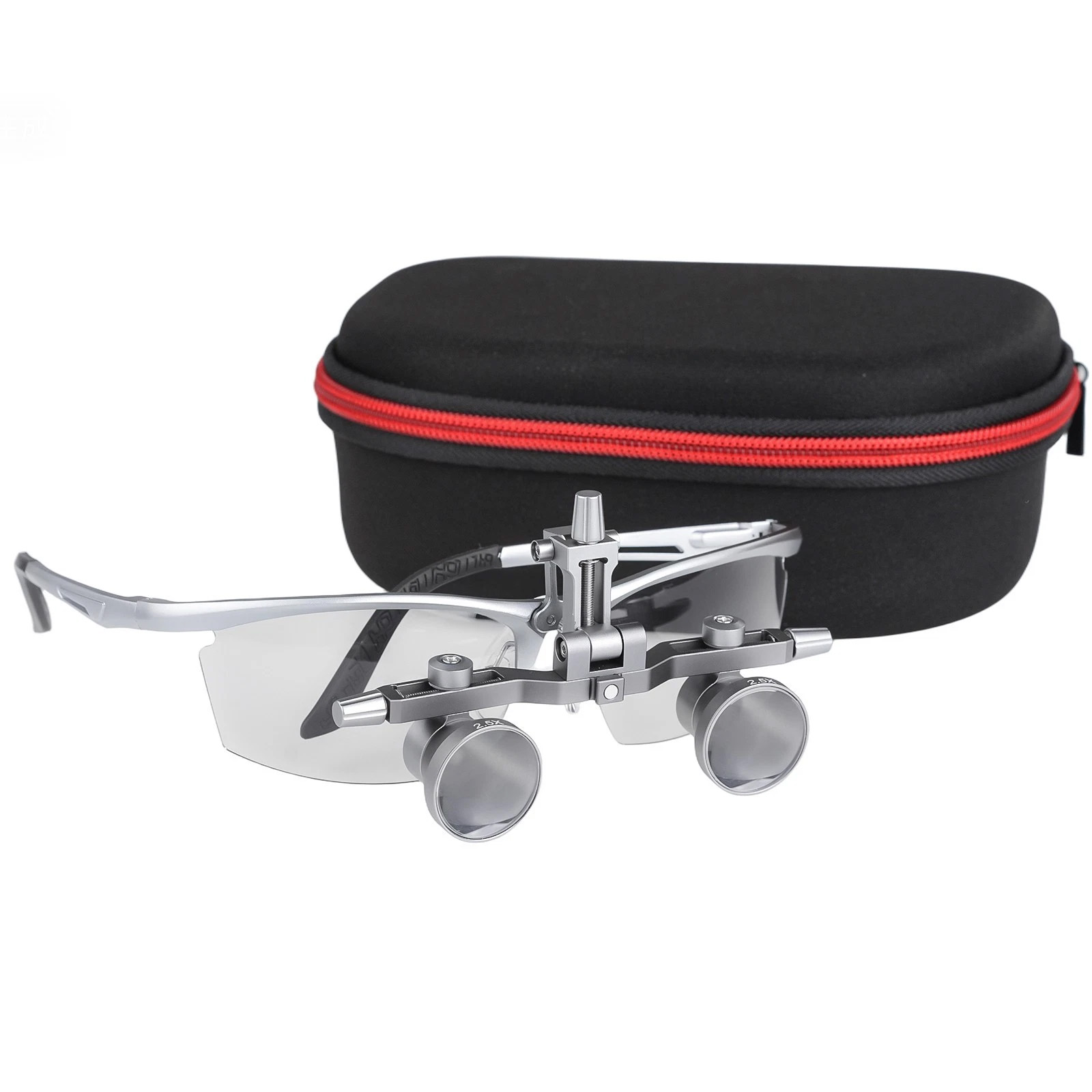 DY-118 2.5X450mm Professional Dental Surgical Loupe Aluminum Frame Adjustable Pupil Distance image 3