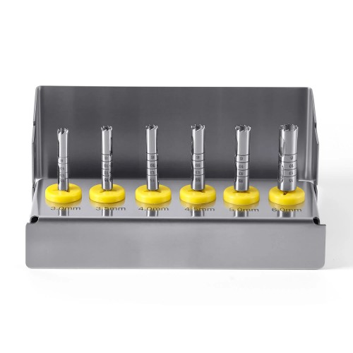 6-Piece/Set Dental Implant Bone Trephine Drill Surgical Instrument Kit image 1