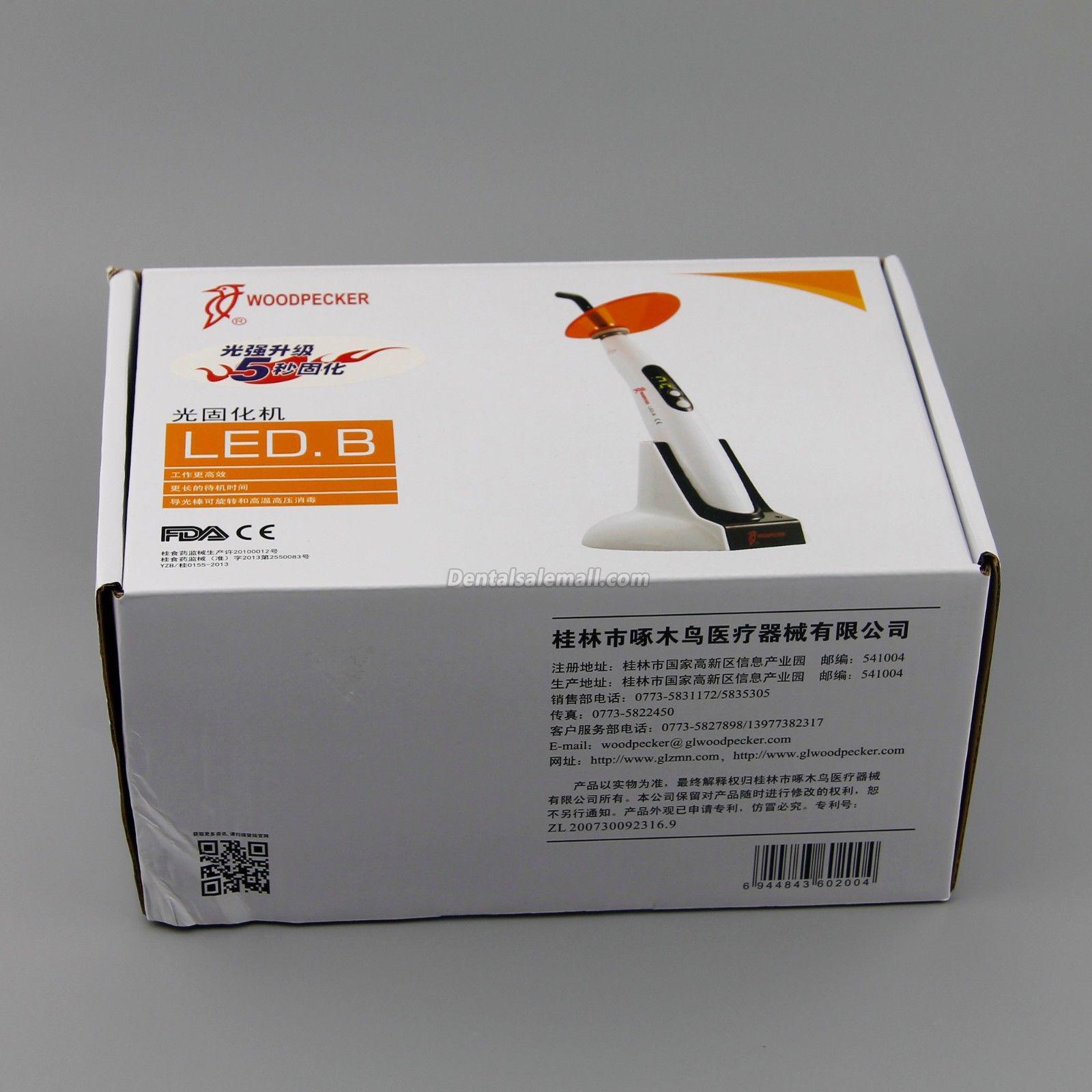 Woodpecker Original LED B Curing Light Professional Dental Wireless Lamp 1400mW 5 Second Cure image 4