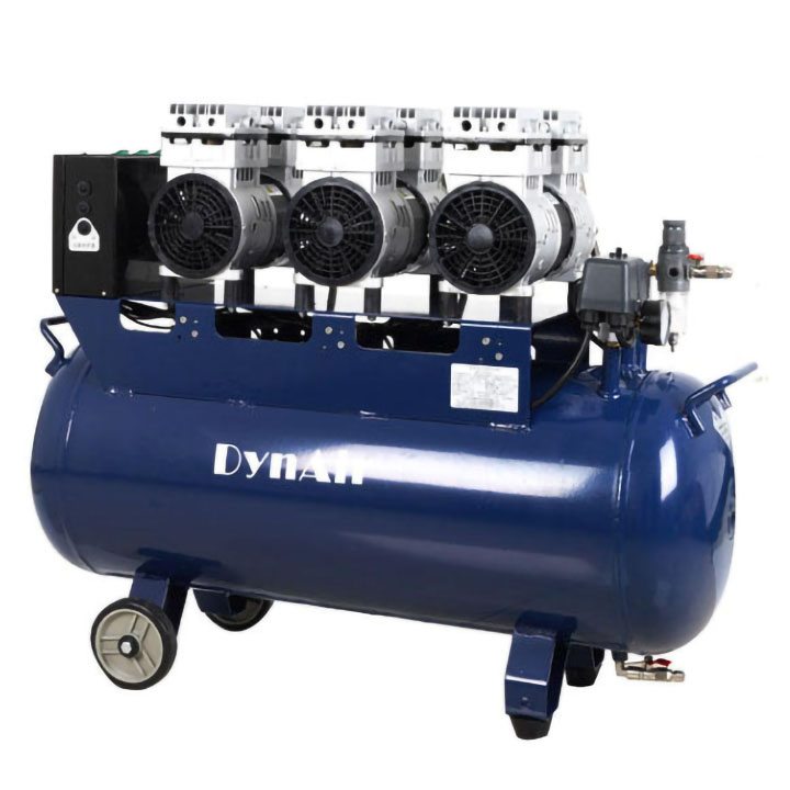 Dynamic DA7003 70L 2.25kW/3HP Professional Dental Oil Free Air Compressor image 2