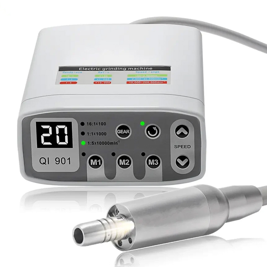 QI-901 Professional Dental Electric Brushless LED Micro Motor with LED Light image 3